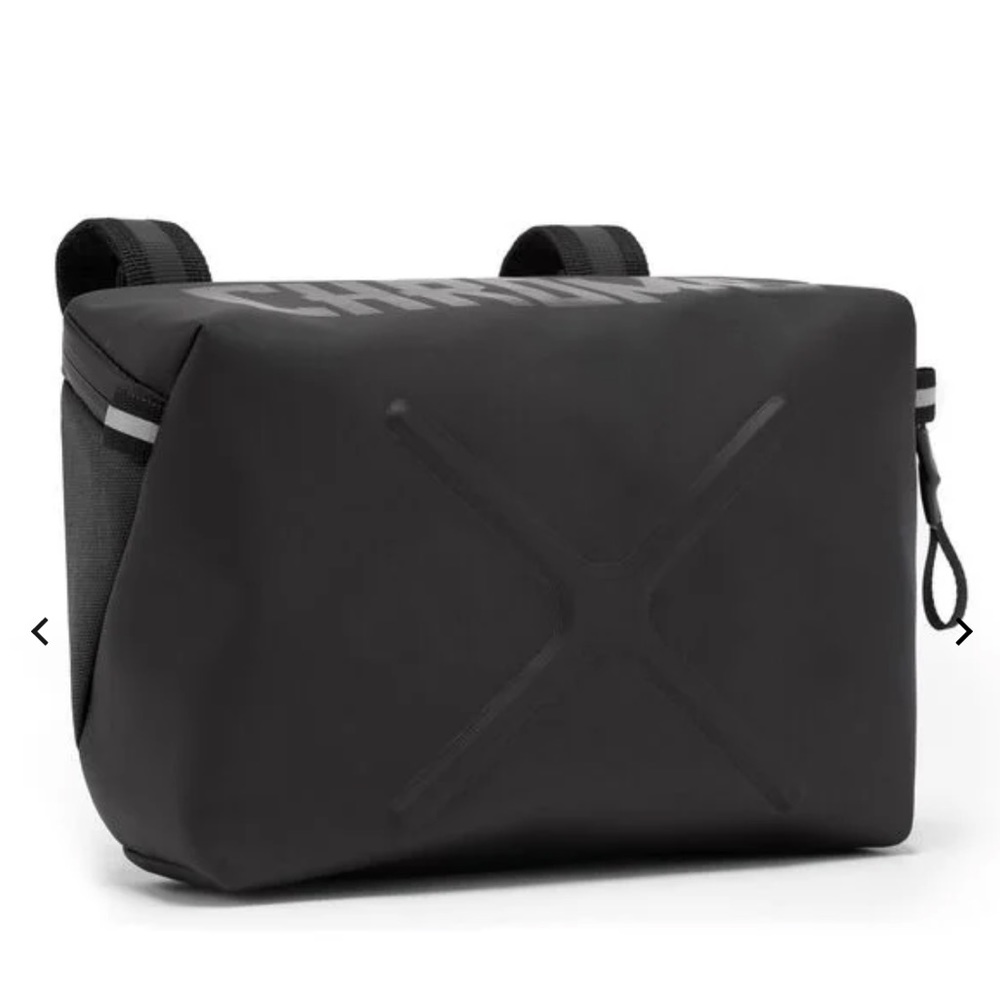 Chrome Helix Handlebar Bag / Sling Bag in Black